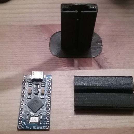 Download free STL file Slim Arduino Pro Micro / Leonardo Case ...